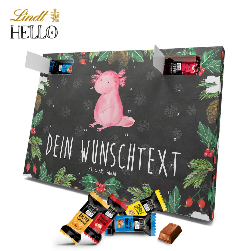 Personalisierter Markenschokolade Adventskalender Axolotl null Personalisierter Adventskalender, Axolotl, Molch, Axolot, vergnügt, fröhlich, zufrieden, Lebensstil, Weisheit, Lebensweisheit, Liebe, Freundin