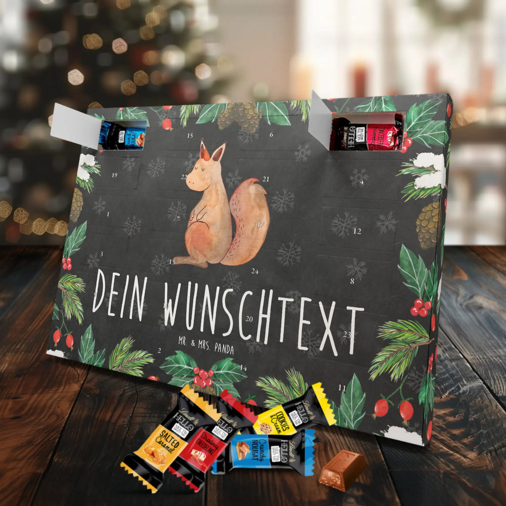 Personalisierter Markenschokolade Adventskalender Einhorn Glauben Personalisierter Adventskalender, Einhorn, Einhörner, Einhorn Deko, Pegasus, Unicorn, Einhörnchen, Eichhörnchen, Eichhorn