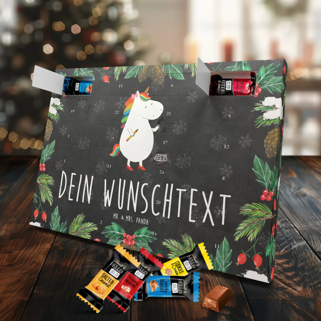 Personalisierter Markenschokolade Adventskalender Einhorn Sekretärin Personalisierter Adventskalender, Einhorn, Einhörner, Einhorn Deko, Pegasus, Unicorn, Sekretärin, Büro, Rechtsanwältin, Rechtsanwaltsgehilfin, Steuerbüro, Steuerkanzlei, Bürokraft, Bürohilfe