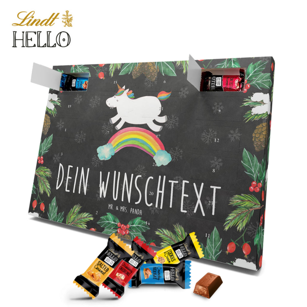 Personalisierter Markenschokolade Adventskalender Einhorn Regenbogen Personalisierter Adventskalender, Einhorn, Einhörner, Einhorn Deko, Pegasus, Unicorn, Regenbogen, Glitzer, Einhornpower, Erwachsenwerden, Einhornautobahn