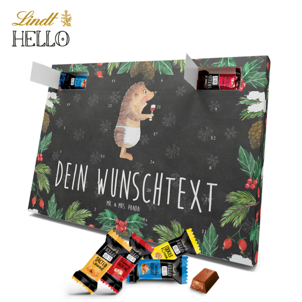 Personalisierter Markenschokolade Adventskalender Igel Wein Personalisierter Adventskalender, Tiermotive, Gute Laune, lustige Sprüche, Tiere, Wein Spruch, Igel, Geschenk Weintrinker, Geschenk Weinliebhaber, Wein Deko, Weinglas, Rotwein, Weißwein, Wein trinken