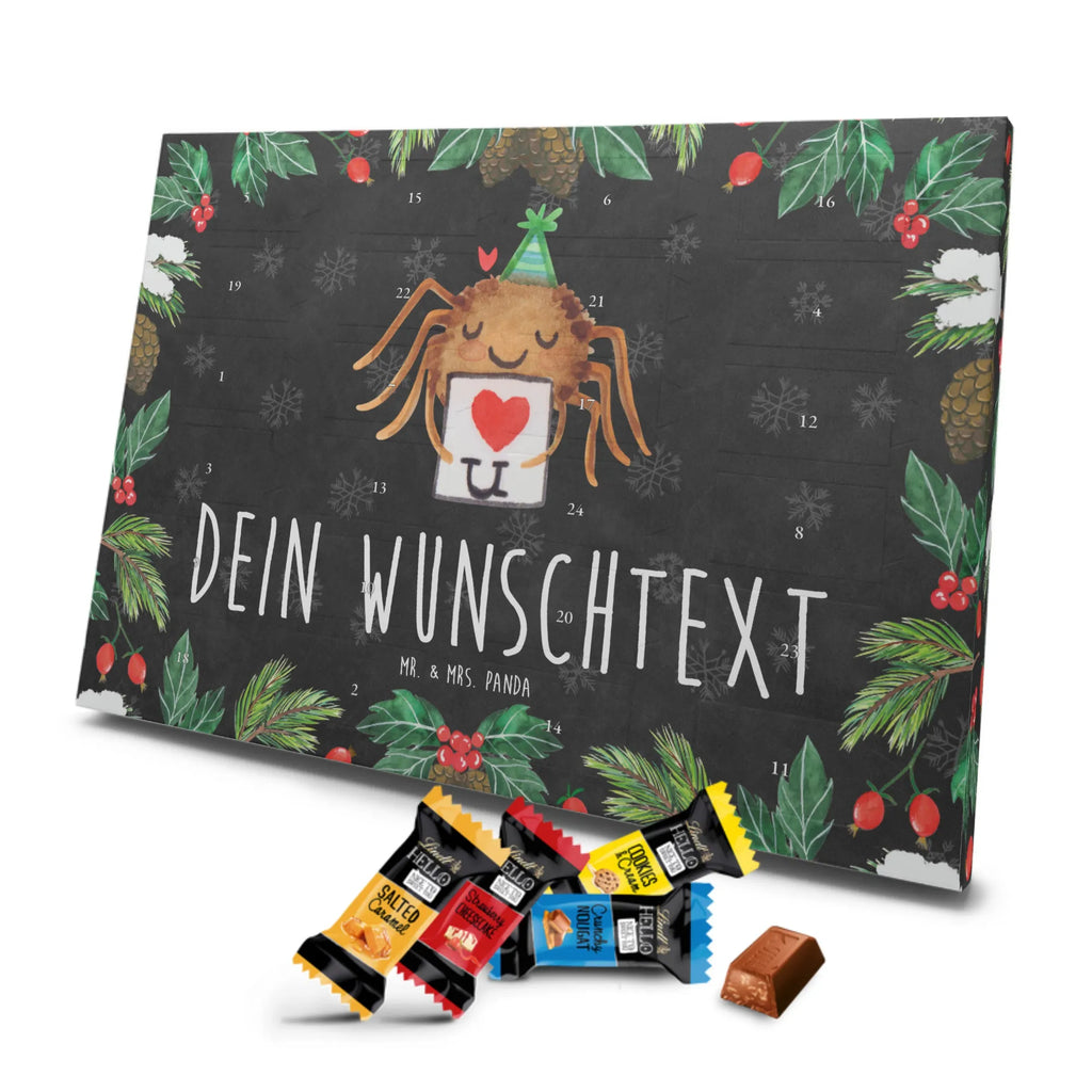 Personalisierter Markenschokolade Adventskalender Spinne Agathe Brief Personalisierter Adventskalender, Spinne Agathe, Spinne, Agathe, Videos, Merchandise, Liebesbeweis, Ich Liebe dich, Heiratsantrag, Verliebt, Liebespaar, Liebesgeschenk, Treuebeweis, Treuetest