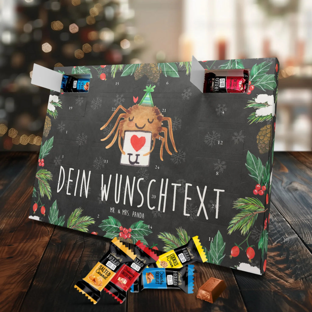 Personalisierter Markenschokolade Adventskalender Spinne Agathe Brief Personalisierter Adventskalender, Spinne Agathe, Spinne, Agathe, Videos, Merchandise, Liebesbeweis, Ich Liebe dich, Heiratsantrag, Verliebt, Liebespaar, Liebesgeschenk, Treuebeweis, Treuetest