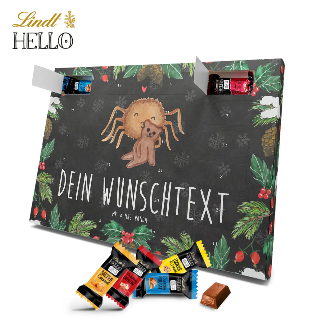 Personalisierter Markenschokolade Adventskalender Spinne Agathe Teddy Personalisierter Adventskalender, Spinne Agathe, Spinne, Agathe, Videos, Merchandise, Freundschaft, Liebesgeschenk, Verliebt, Liebesbeweis, Teddy, Treue, Miteinander, Dankeschön