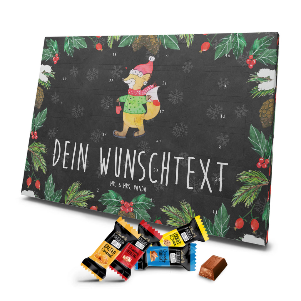 Personalisierter Markenschokolade Adventskalender Fuchs  Schlittschuhe Personalisierter Adventskalender, Winter, Weihnachten, Weihnachtsdeko, Nikolaus, Advent, Heiligabend, Wintermotiv, Weihnachtsmann, Weihnachtstage, Weihnachtsbaum, Tannenbaum, Weihnachtszeit