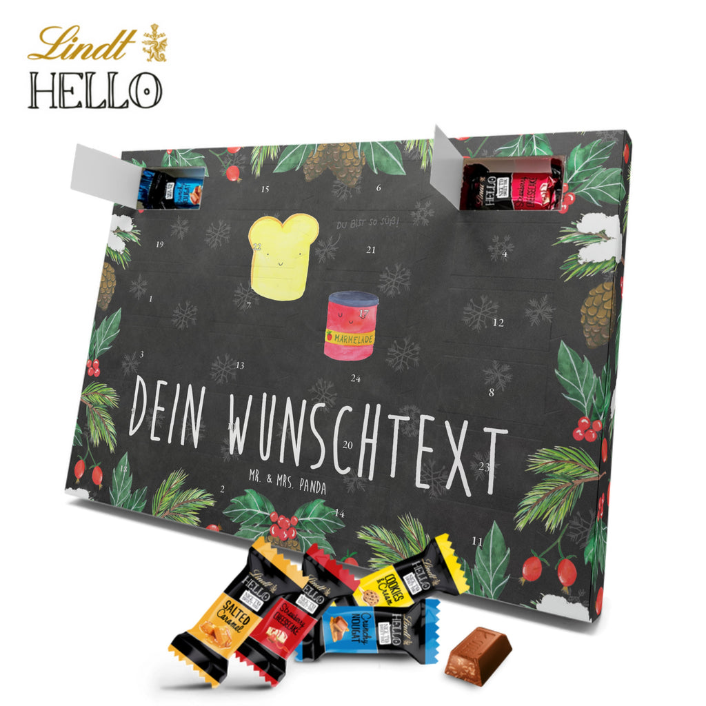 Personalisierter Markenschokolade Adventskalender Toast Marmelade Personalisierter Adventskalender, Tiermotive, Gute Laune, lustige Sprüche, Tiere, Toast, Marmelade, Dreamteam, süße Postkarte, süß, Küche Deko, Küche Spruch, Frühstück Einladung, Brot, Toastbrot