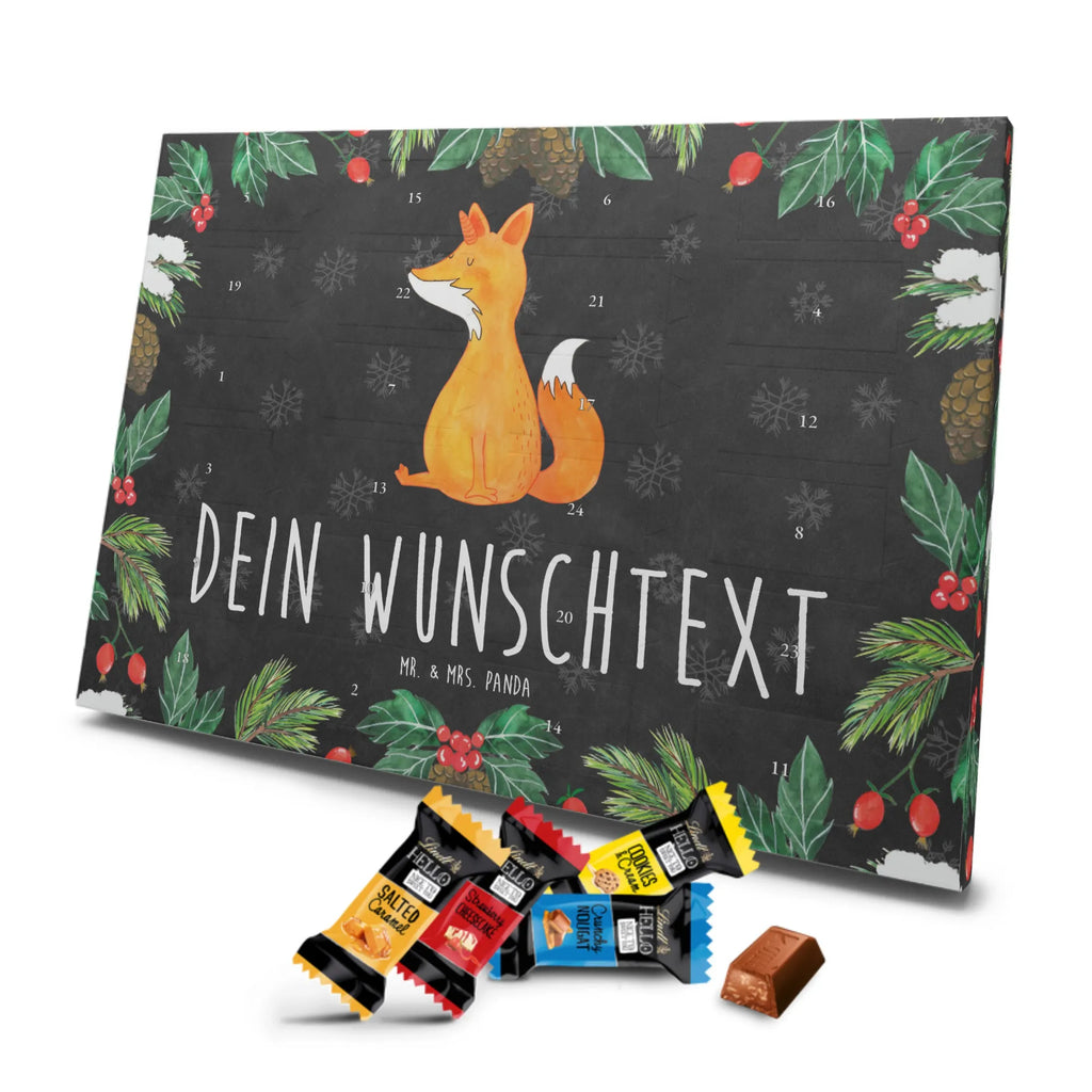 Personalisierter Markenschokolade Adventskalender Einhorn Fuchs Personalisierter Adventskalender, Einhorn, Einhörner, Einhorn Deko, Pegasus, Unicorn, Fuchs, Unicorns, Fuchshörnchen, Fuchshorn, Foxycorn, Füchse