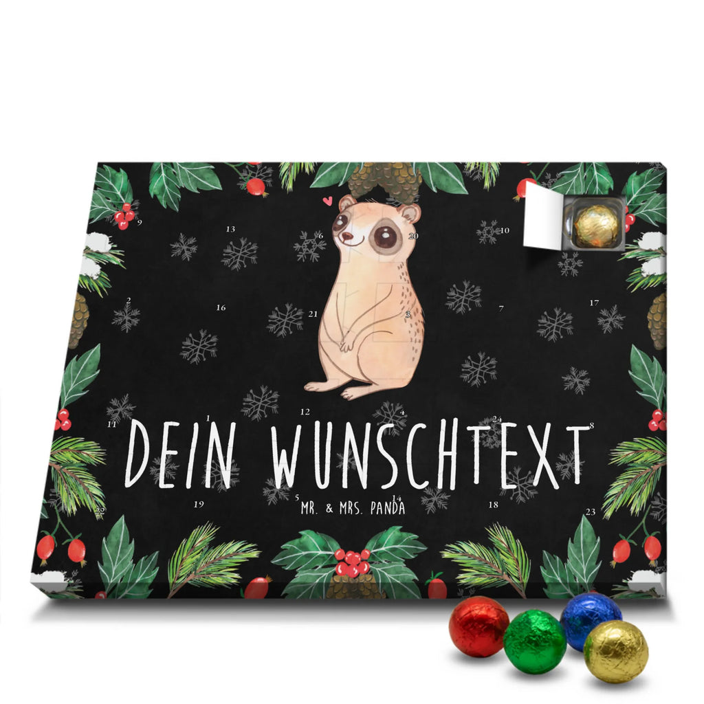 Personalisierter Schoko Adventskalender Plumplori Glücklich Personalisierter Adventskalender, Adventskalender mit Namen, Tiermotive, Gute Laune, lustige Sprüche, Tiere, Plumplori, Niedlich, Glück