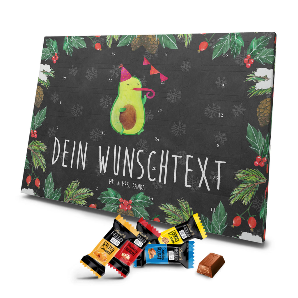 Personalisierter Markenschokolade Adventskalender Avocado Party Zeit Personalisierter Adventskalender, Avocado, Veggie, Vegan, Gesund