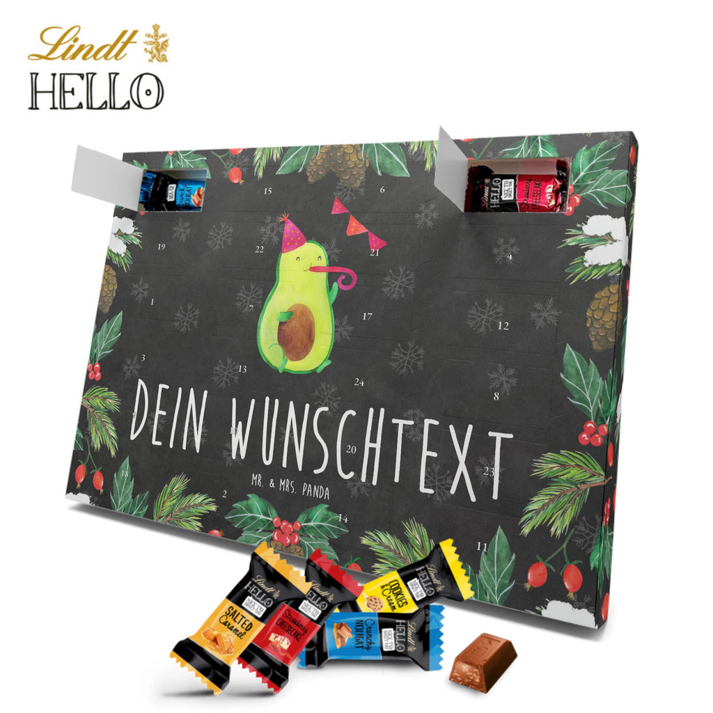 Personalisierter Markenschokolade Adventskalender Avocado Party Zeit Personalisierter Adventskalender, Avocado, Veggie, Vegan, Gesund