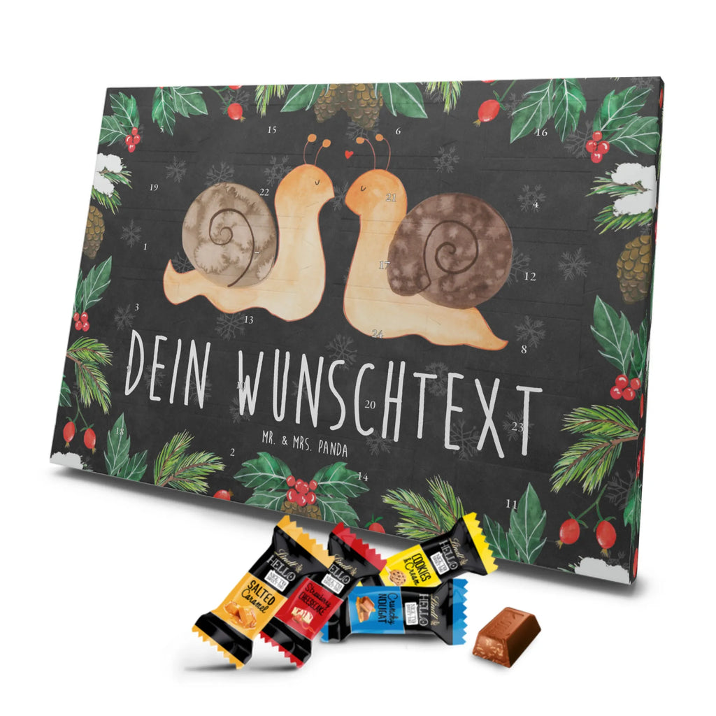 Personalisierter Markenschokolade Adventskalender Schnecken Liebe Personalisierter Adventskalender, Liebe, Partner, Freund, Freundin, Ehemann, Ehefrau, Heiraten, Verlobung, Heiratsantrag, Liebesgeschenk, Jahrestag, Hocheitstag