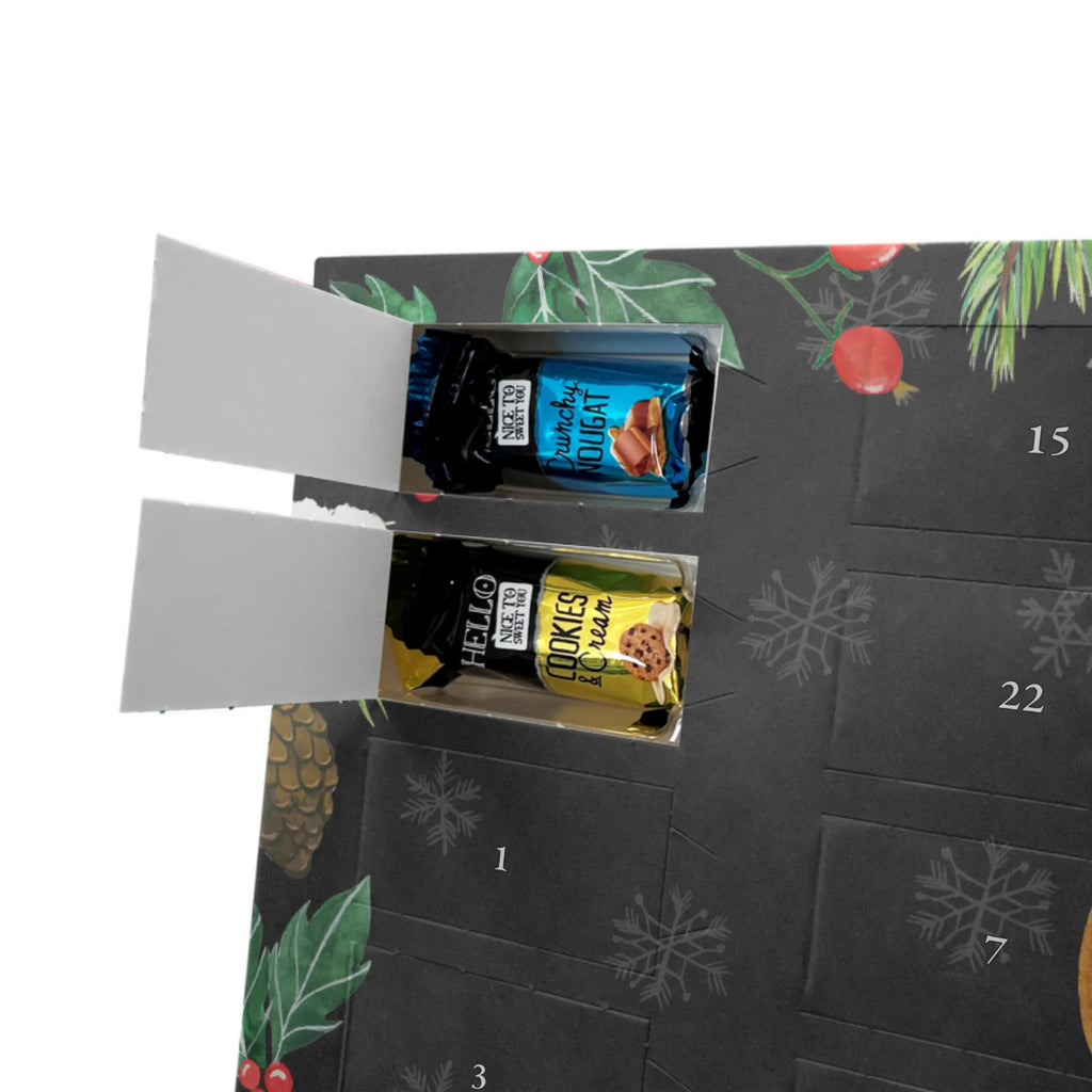 Personalisierter Markenschokolade Adventskalender Hamster Hut Personalisierter Adventskalender, Tiermotive, Gute Laune, lustige Sprüche, Tiere, Hamster, Hut, Magier, Zylinder, Zwerghamster, Zauberer