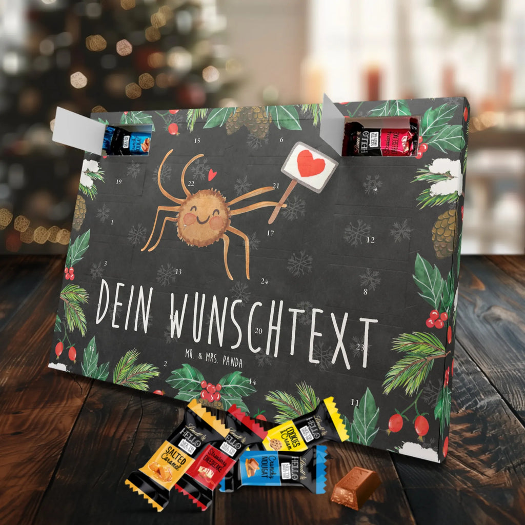 Personalisierter Markenschokolade Adventskalender Spinne Agathe Motivation Personalisierter Adventskalender, Spinne Agathe, Spinne, Agathe, Videos, Merchandise, Motivation, Glück, Liebe, Vertrauen, Dankeschön