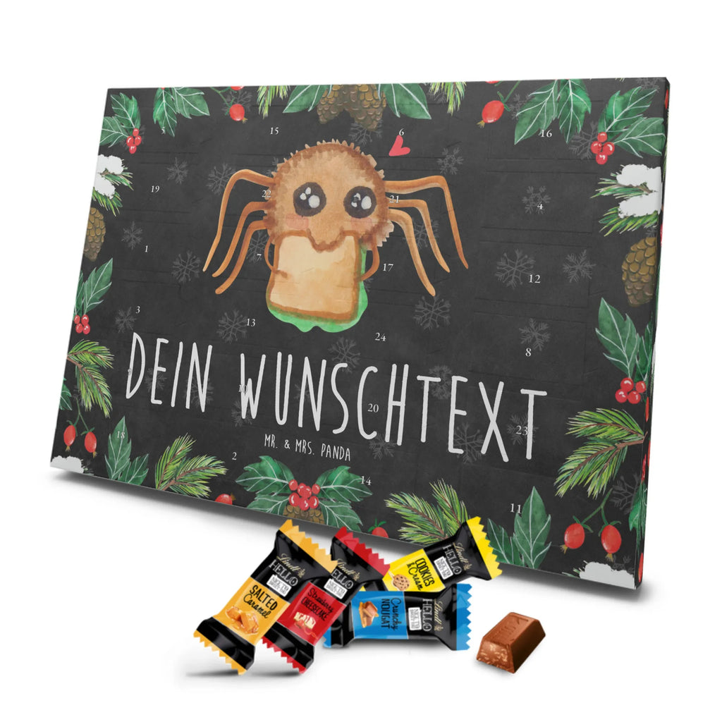 Personalisierter Markenschokolade Adventskalender Spinne Agathe Sandwich Personalisierter Adventskalender, Spinne Agathe, Spinne, Agathe, Videos, Merchandise, Glück, Mut, Hungrig, Verfressen, Lebensfreude, Alles wird gut, Hunger