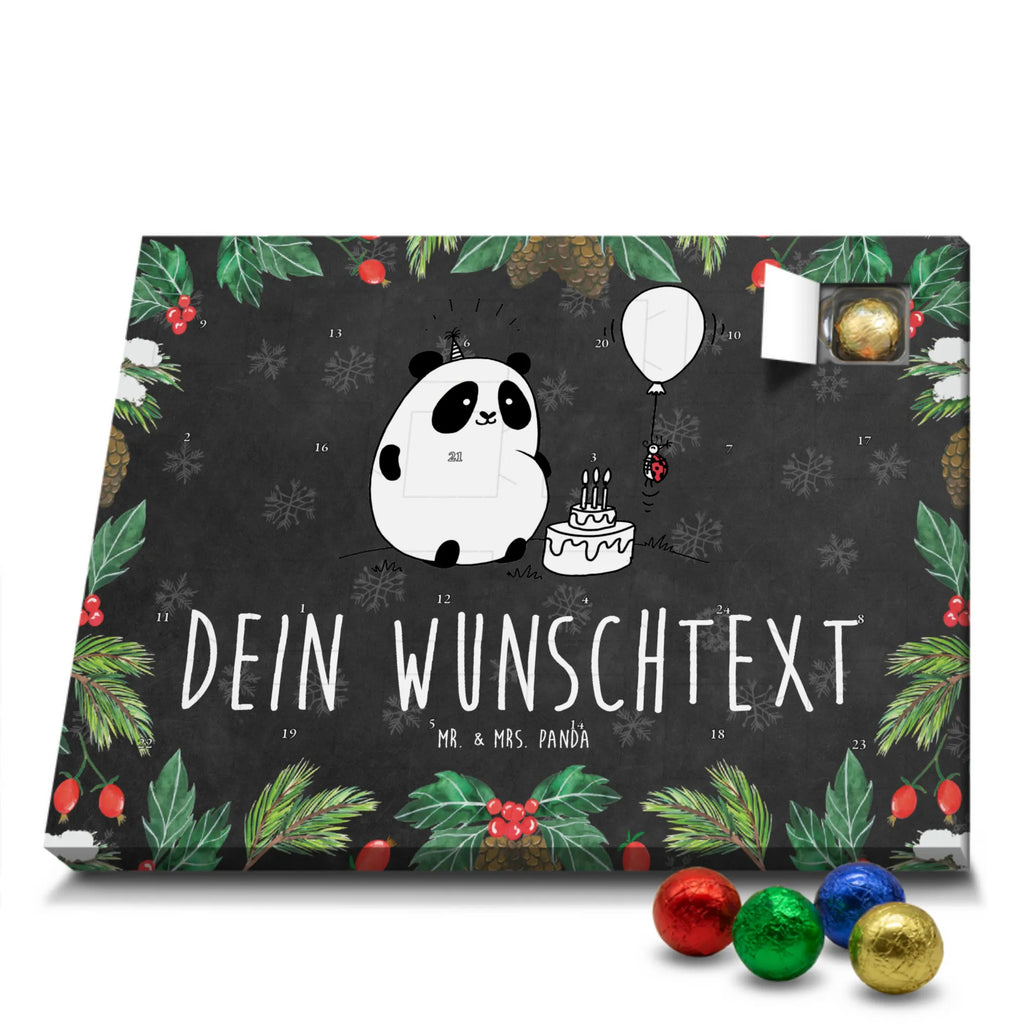 Personalisierter Schoko Adventskalender Panda Geburtstag Personalisierter Adventskalender, Adventskalender mit Namen