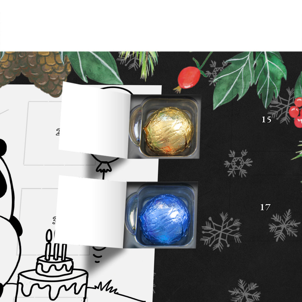 Personalisierter Schoko Adventskalender Panda Geburtstag Personalisierter Adventskalender, Adventskalender mit Namen