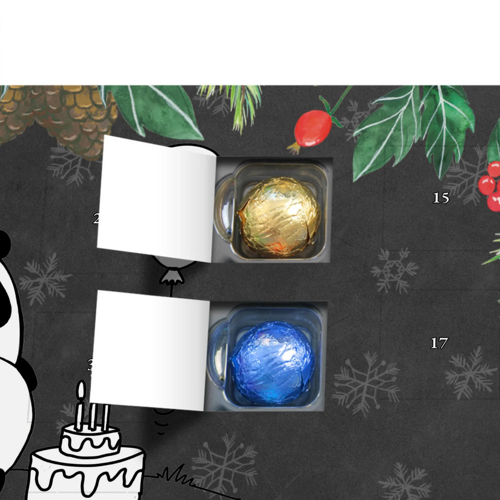 Personalisierter Schoko Adventskalender Panda Geburtstag Personalisierter Adventskalender, Adventskalender mit Namen