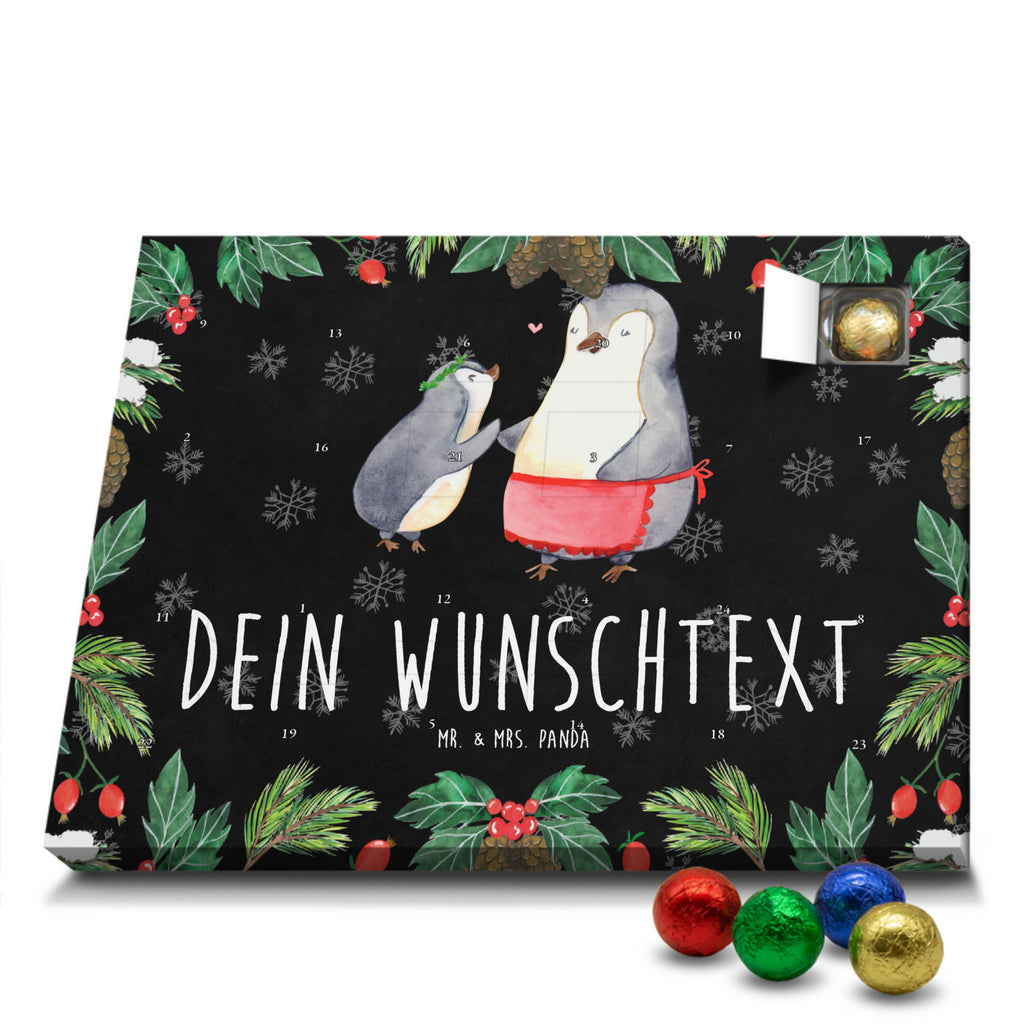 Personalisierter Schoko Adventskalender Pinguin mit Kind Personalisierter Adventskalender, Adventskalender mit Namen, Familie, Vatertag, Muttertag, Bruder, Schwester, Mama, Papa, Oma, Opa, Geschenk, Mami, Mutti, Mutter, Geburststag