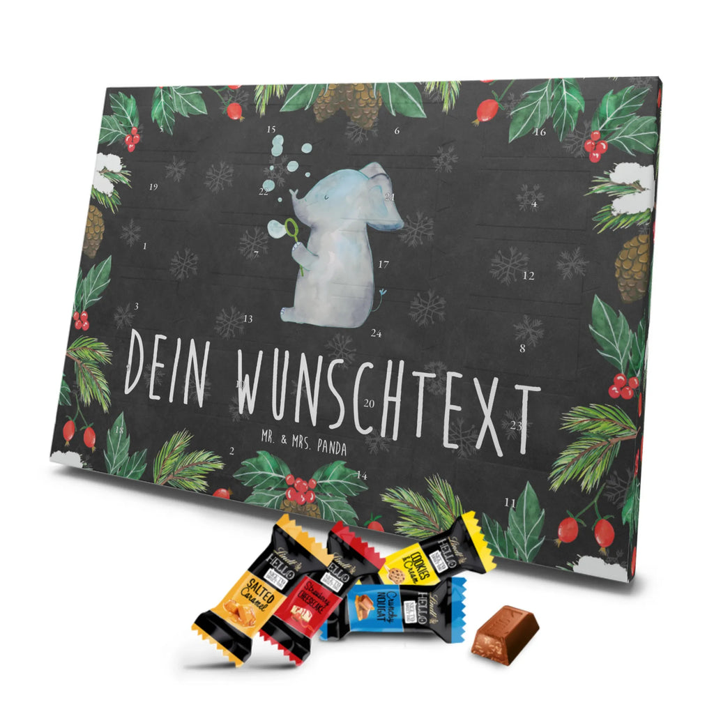 Personalisierter Markenschokolade Adventskalender Elefant Seifenblasen Personalisierter Adventskalender, Tiermotive, Gute Laune, lustige Sprüche, Tiere, Elefant, Elefanten, Dickhäuter, Rüsseltier, Seifenblasen, Liebe, Heimat, Gefühl. Daheim, Liebesbeweis, Liebesspruch