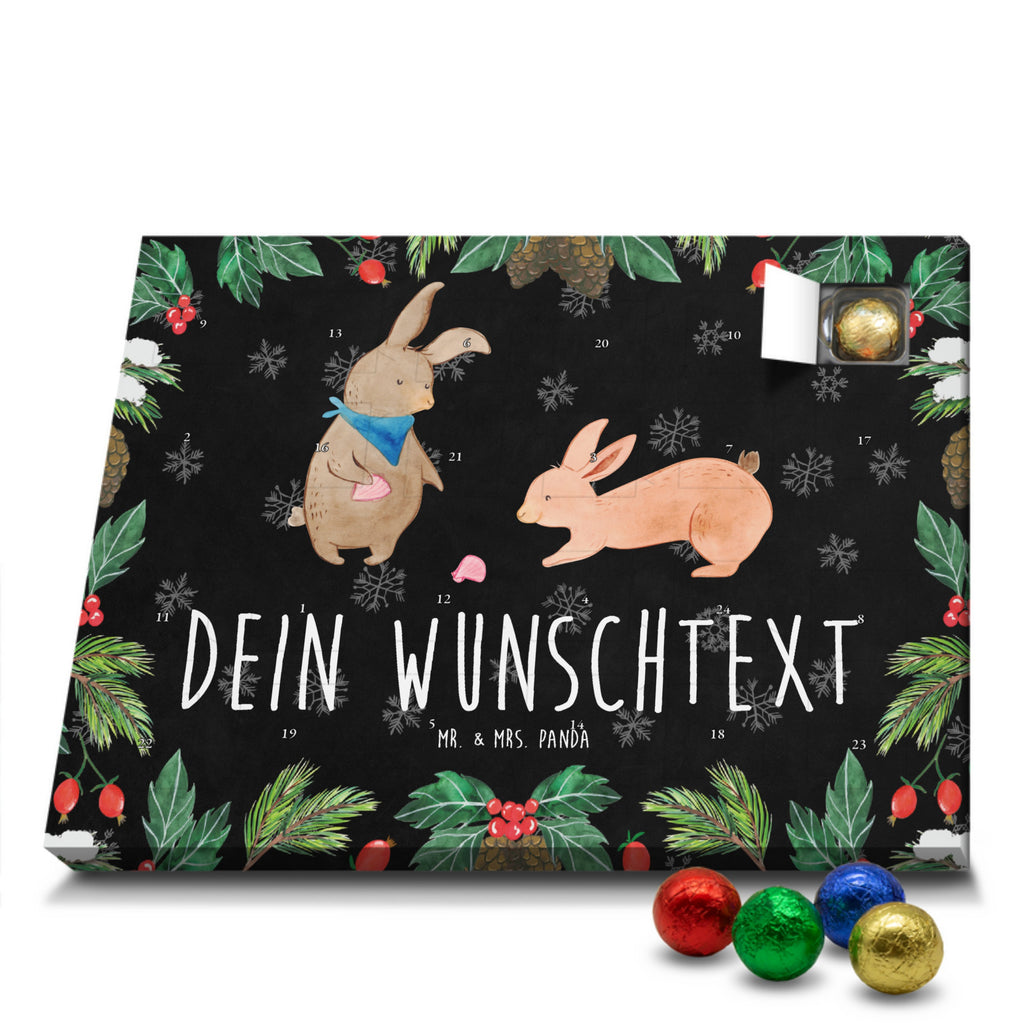 Personalisierter Schoko Adventskalender Hasen Muschel Personalisierter Adventskalender, Adventskalender mit Namen, Familie, Vatertag, Muttertag, Bruder, Schwester, Mama, Papa, Oma, Opa, Hasen, beste Freundin, Freundin, Freundinnen, best friends, BFF, Muscheln sammeln, Muscheln, Meer