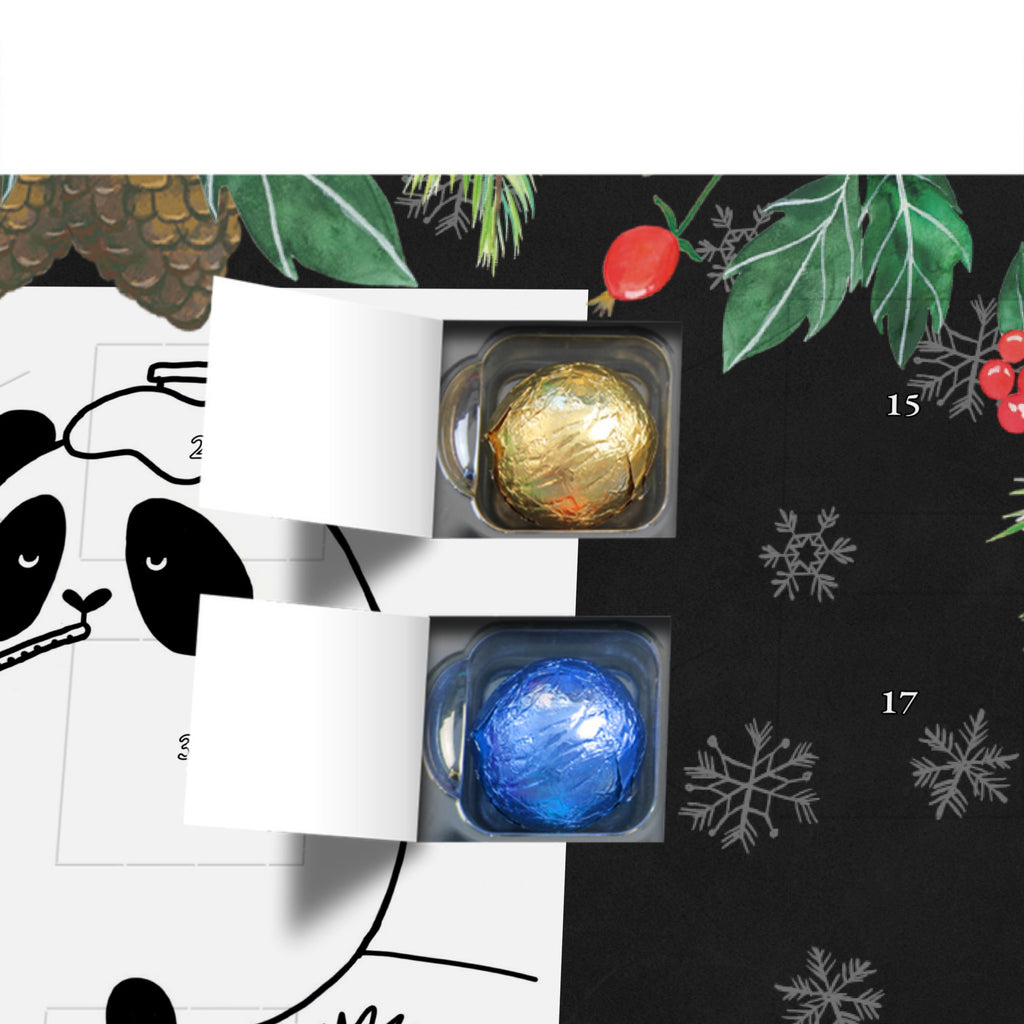 Personalisierter Schoko Adventskalender Panda Gute Besserung Personalisierter Adventskalender, Adventskalender mit Namen