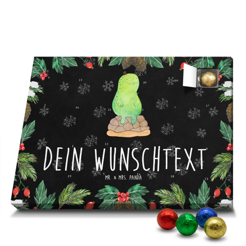 Personalisierter Schoko Adventskalender Schildkröte Pause Personalisierter Adventskalender, Adventskalender mit Namen, Schildkröte, Achtsamkeit, Entschleunigen, achtsam