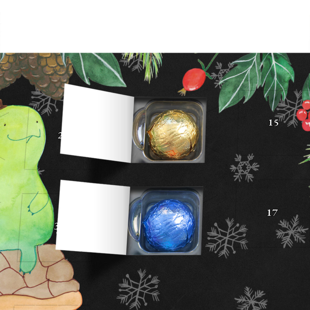 Personalisierter Schoko Adventskalender Schildkröte Pause Personalisierter Adventskalender, Adventskalender mit Namen, Schildkröte, Achtsamkeit, Entschleunigen, achtsam