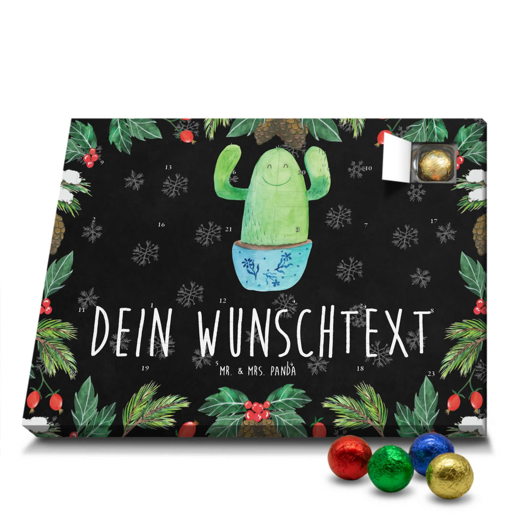 Personalisierter Schoko Adventskalender Kaktus Happy Personalisierter Adventskalender, Adventskalender mit Namen, Kaktus, Kakteen, Motivation, Spruch, lustig, Kindersicherung, Neustart, Büro, Büroalltag, Kollege, Kollegin, Freundin, Mutter, Familie, Ausbildung