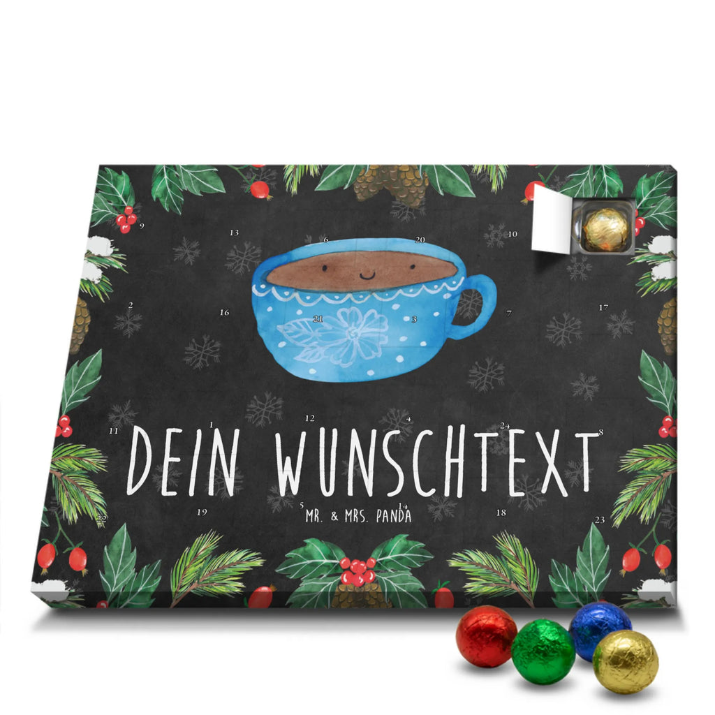 Personalisierter Schoko Adventskalender Kaffee Tasse Personalisierter Adventskalender, Adventskalender mit Namen, Tiermotive, Gute Laune, lustige Sprüche, Tiere, Kaffee, Tasse, Liebe, Geschmack, Genuss, Glücklich