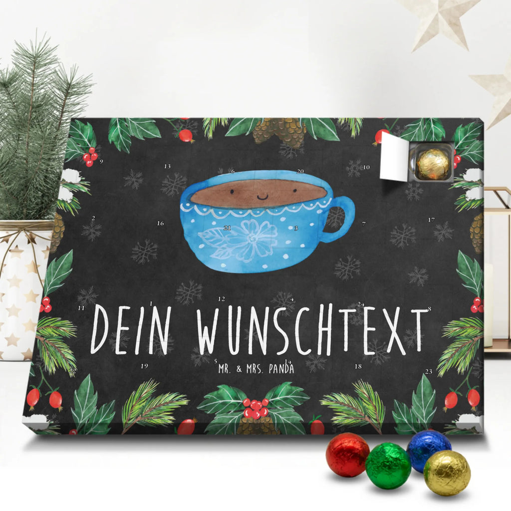 Personalisierter Schoko Adventskalender Kaffee Tasse Personalisierter Adventskalender, Adventskalender mit Namen, Tiermotive, Gute Laune, lustige Sprüche, Tiere, Kaffee, Tasse, Liebe, Geschmack, Genuss, Glücklich