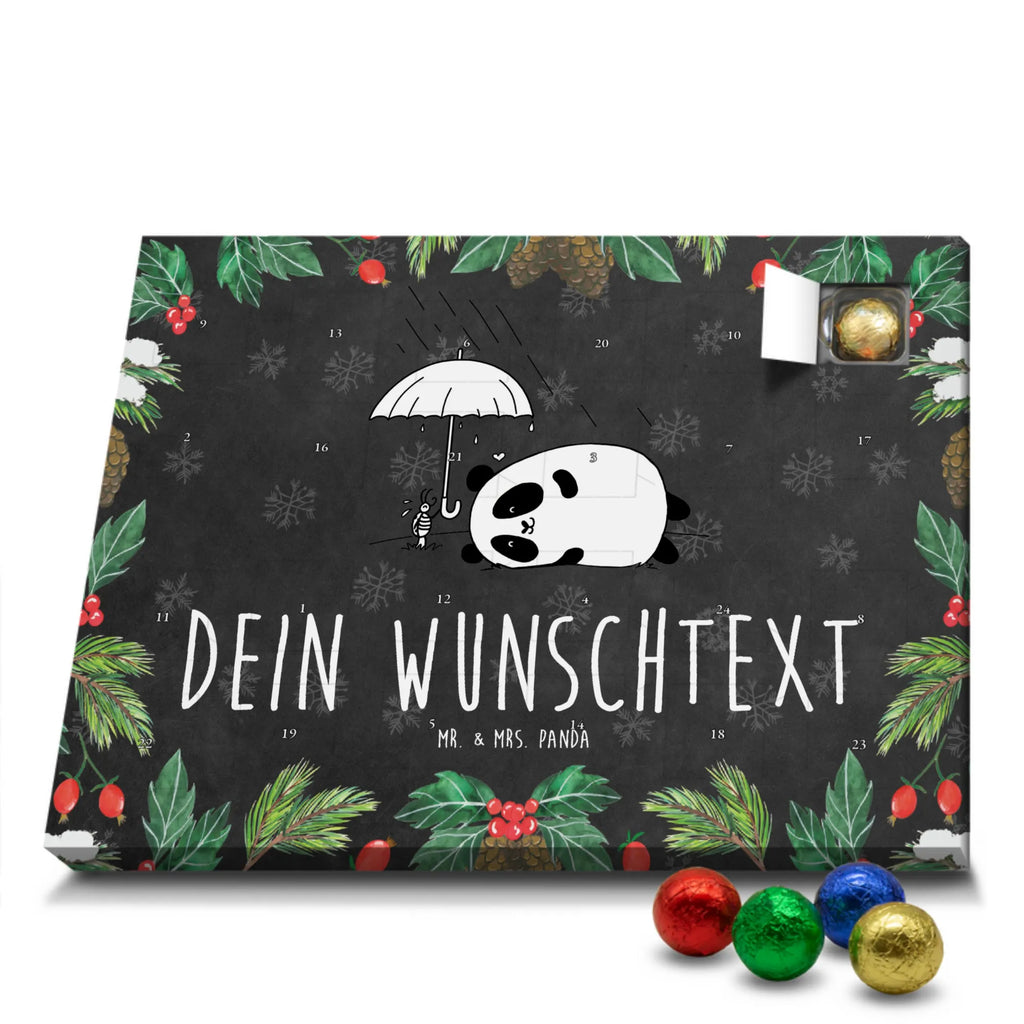 Personalisierter Schoko Adventskalender Panda Freundschaft Personalisierter Adventskalender, Adventskalender mit Namen