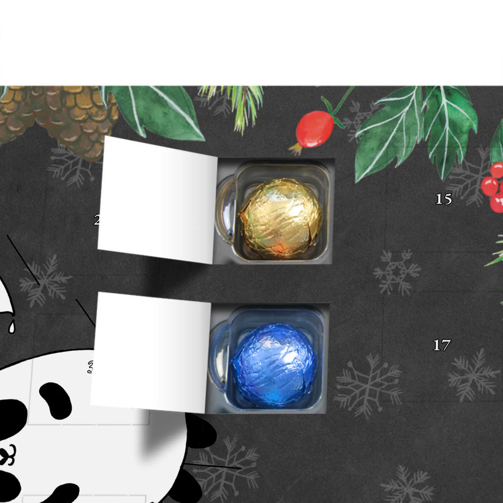 Personalisierter Schoko Adventskalender Panda Freundschaft Personalisierter Adventskalender, Adventskalender mit Namen