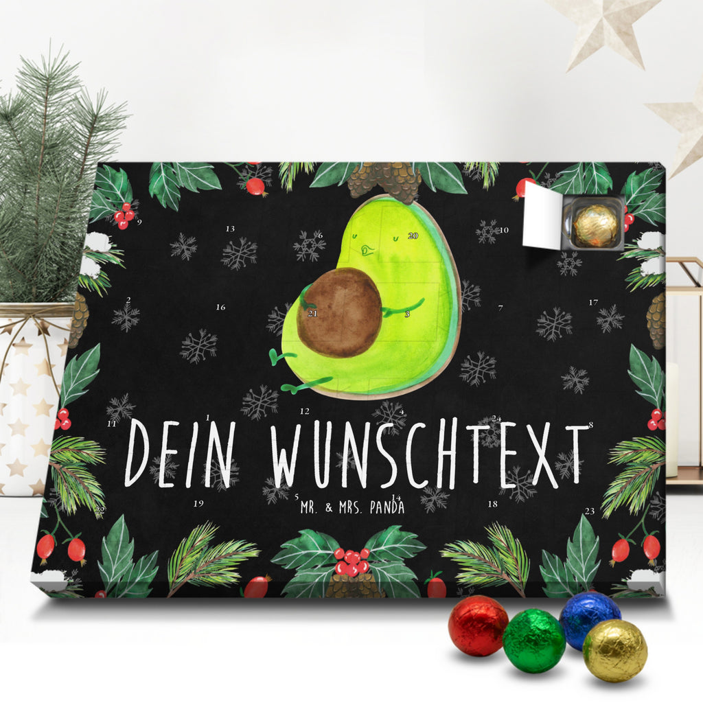 Personalisierter Schoko Adventskalender Avocado Pfeifen Personalisierter Adventskalender, Adventskalender mit Namen, Avocado, Veggie, Vegan, Gesund, Diät, Abnehmen, Ernährung, dick sein, Pummelfee