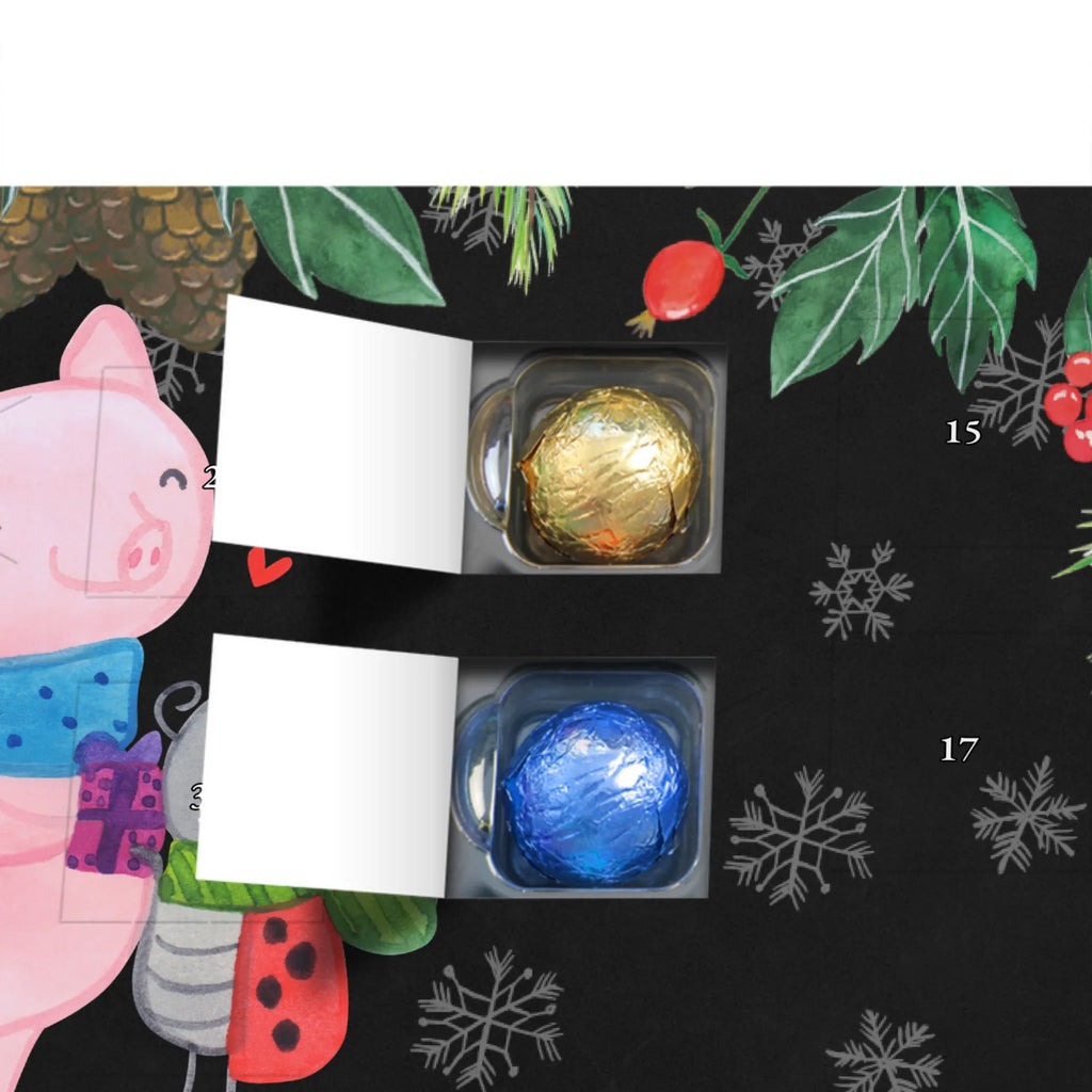 Personalisierter Schoko Adventskalender Glühschwein Smörle Personalisierter Adventskalender, Adventskalender mit Namen, Winter, Weihnachten, Weihnachtsdeko, Nikolaus, Advent, Heiligabend, Wintermotiv, Handgezeichnetes Glühschwein, Kreatives Glühschwein Design, Winterlicher Glühwein Spruch, Glühwein Liebhaber Geschenk, Herzliches Marienkäfer Motiv, Marienkäfer in Winterkleidung, Glühwein ist köstlich Spruch, Smörle der stolze Marienkäfer, Süßer Marienkäfer gibt Geschenk, Romantische Geschenkidee Glühwein