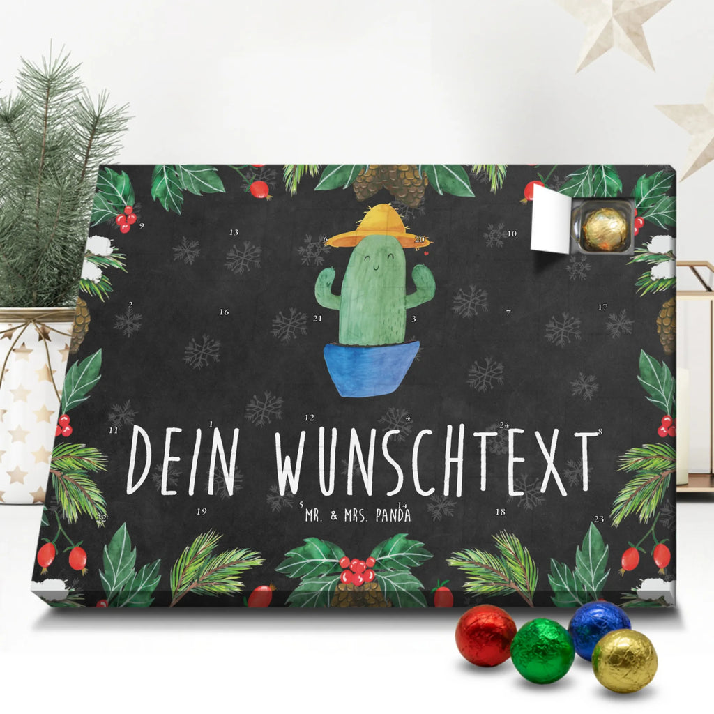 Personalisierter Schoko Adventskalender Kaktus Hut Personalisierter Adventskalender, Adventskalender mit Namen, Kaktus, Kakteen, Reisen, Weltreise, Weltenbummler, Reisetagebuch, Städtetrip, Kaktusliebe, Geschenkidee, Spruch, Motivation