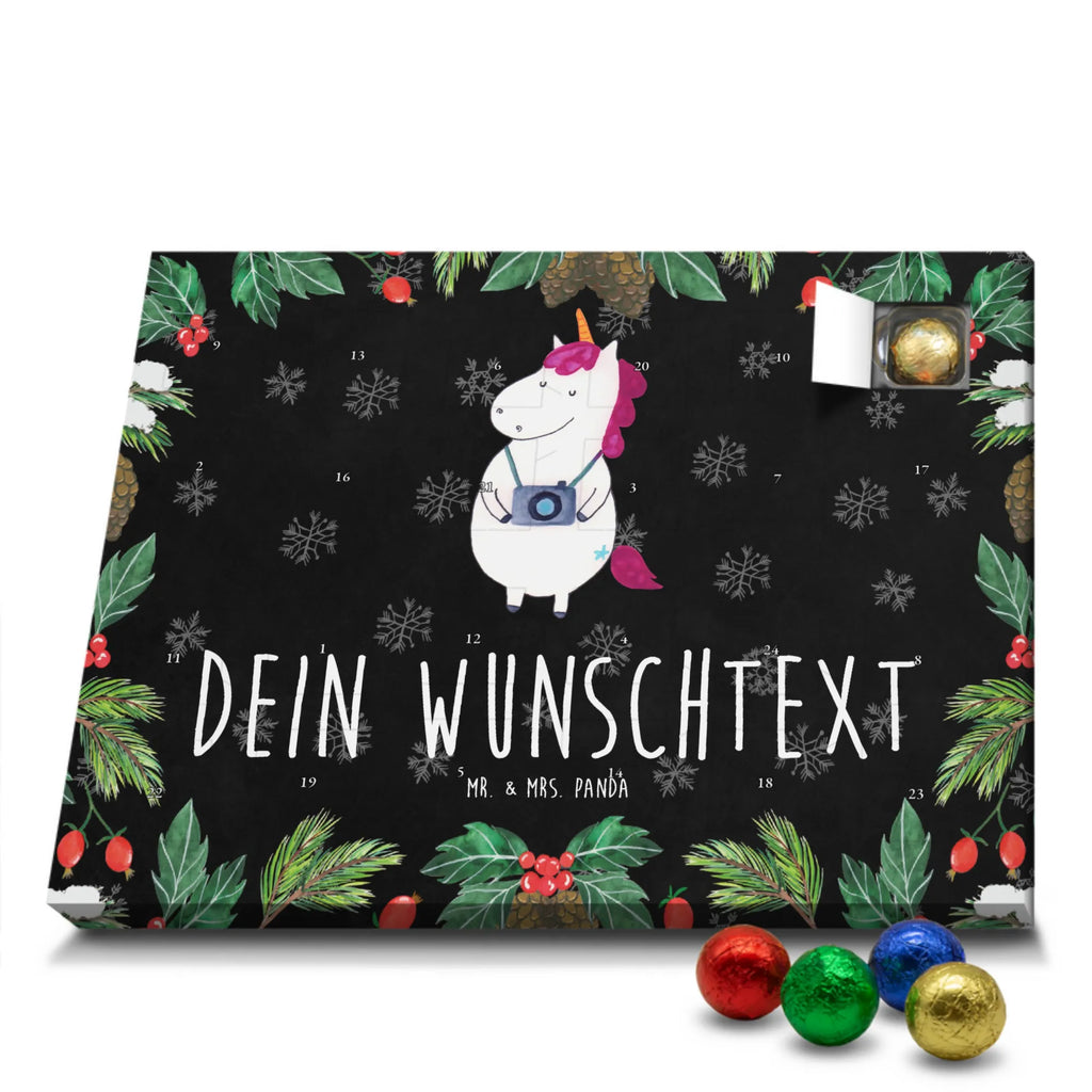 Personalisierter Schoko Adventskalender Einhorn Fotograf Personalisierter Adventskalender, Adventskalender mit Namen, Einhorn, Einhörner, Einhorn Deko, Pegasus, Unicorn, Fotograf, Fotografie, Kamera, Reisen, Weltreise, Weltenbummler, Urlaub, Tourist, Kurztrip, Reise, Städtereise