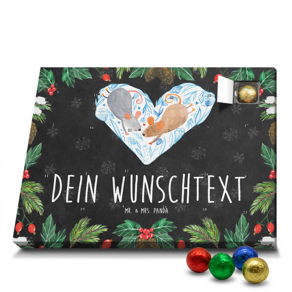 Personalisierter Schoko Adventskalender Mäuse Herz Personalisierter Adventskalender, Adventskalender mit Namen, Liebe, Partner, Freund, Freundin, Ehemann, Ehefrau, Heiraten, Verlobung, Heiratsantrag, Liebesgeschenk, Jahrestag, Hocheitstag, Maus, Mäuse, Liebesbotschaft, Liebesbeweis, Hochzeit, Lieblingsmensch, Gemeinsamkeit, Love, Geschenk für zwei