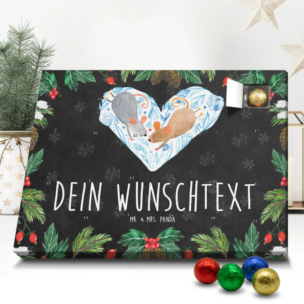 Personalisierter Schoko Adventskalender Mäuse Herz Personalisierter Adventskalender, Adventskalender mit Namen, Liebe, Partner, Freund, Freundin, Ehemann, Ehefrau, Heiraten, Verlobung, Heiratsantrag, Liebesgeschenk, Jahrestag, Hocheitstag, Maus, Mäuse, Liebesbotschaft, Liebesbeweis, Hochzeit, Lieblingsmensch, Gemeinsamkeit, Love, Geschenk für zwei