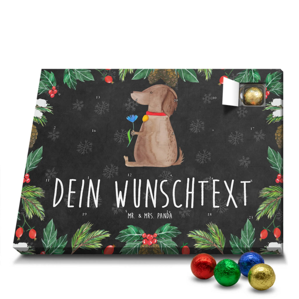 Personalisierter Schoko Adventskalender Hund Blume Personalisierter Adventskalender, Adventskalender mit Namen, Hund, Hundemotiv, Haustier, Hunderasse, Tierliebhaber, Hundebesitzer, Sprüche, Hunde, Frauchen, Hundeliebe