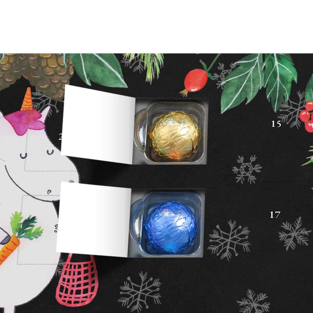 Personalisierter Schoko Adventskalender Einhorn Gemüse Personalisierter Adventskalender, Adventskalender mit Namen, Einhorn, Einhörner, Einhorn Deko, Pegasus, Unicorn, Biomarkt, Gemüse, Wochenmarkt