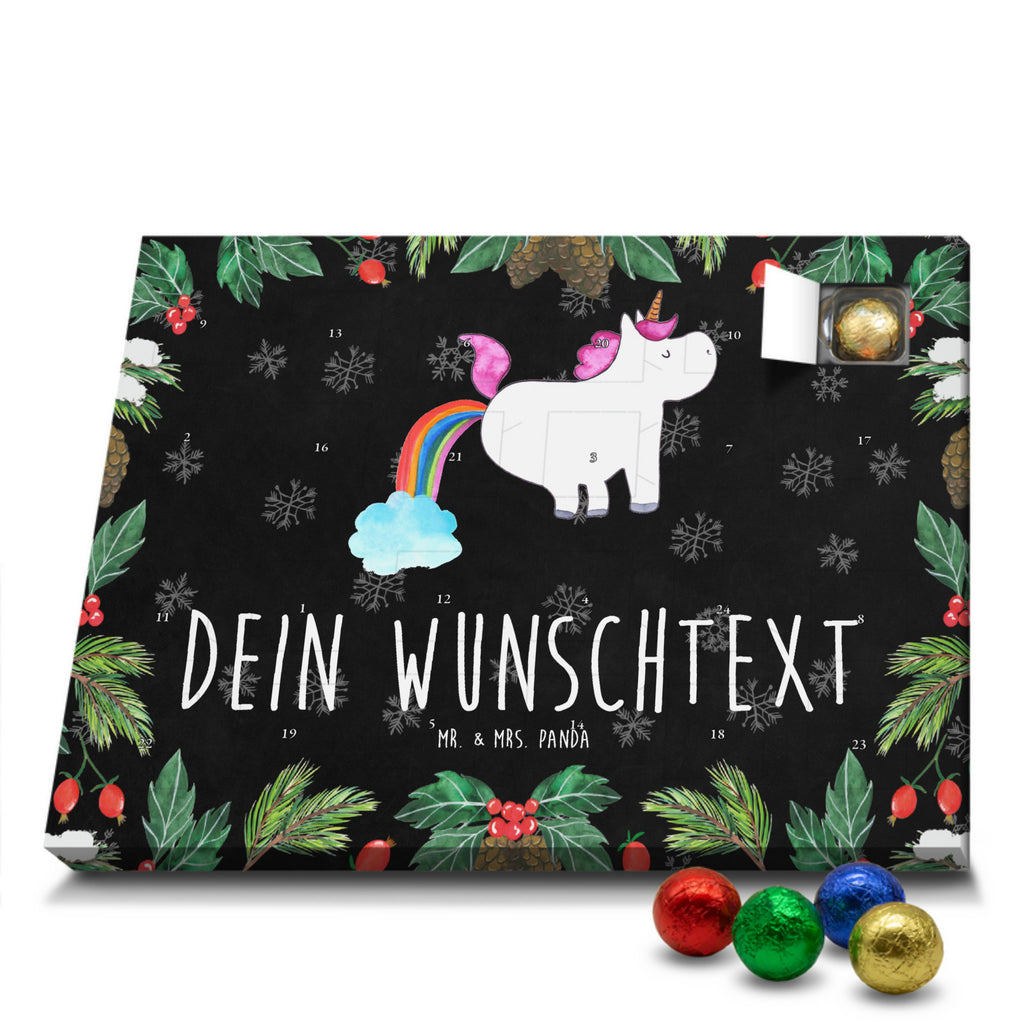 Personalisierter Schoko Adventskalender Einhorn Pupsen Personalisierter Adventskalender, Adventskalender mit Namen, Einhorn, Einhörner, Einhorn Deko, Pegasus, Unicorn, Pups, Regenbogen, Glitzer, Einhornpower, Erwachsenwerden, Spaß, lustig, Freundin