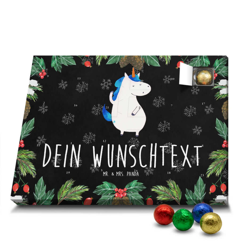 Personalisierter Schoko Adventskalender Einhorn Mann Personalisierter Adventskalender, Adventskalender mit Namen, Einhorn, Einhörner, Einhorn Deko, Pegasus, Unicorn, cool, Mann, Freundin, Familie, bester Freund, BFF, Party, hübsch, beste