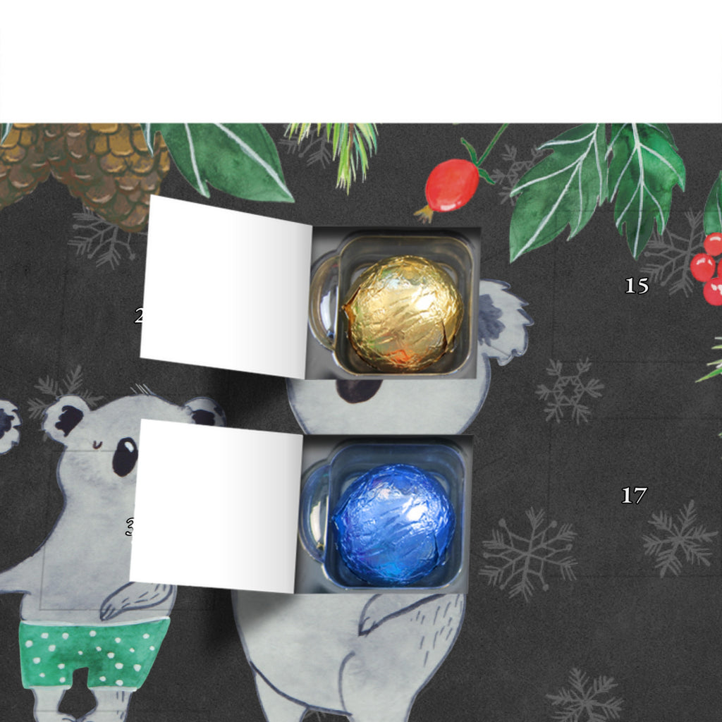 Personalisierter Schoko Adventskalender Koala Familie zwei Personalisierter Adventskalender, Adventskalender mit Namen, Familie, Vatertag, Muttertag, Bruder, Schwester, Mama, Papa, Oma, Opa, Koala, Koalabär, beste Familie, Familienzeit, Familienleben, Koalafamilie, Lieblingsfamilie