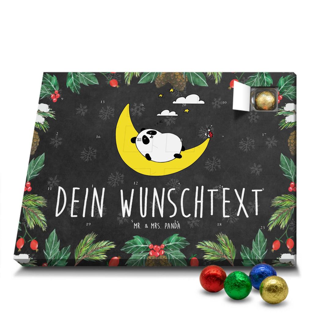 Personalisierter Schoko Adventskalender Panda Easy Personalisierter Adventskalender, Adventskalender mit Namen