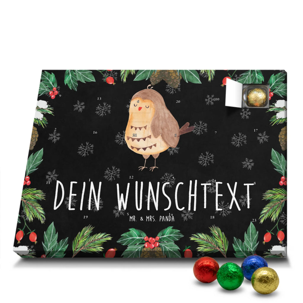 Personalisierter Schoko Adventskalender Eule Zufrieden Personalisierter Adventskalender, Adventskalender mit Namen, Eule, Eule Spruch, Eule deko, Owl, Liebe Spruch, Romantisch, Wortspiel lustig, Spruch schön, Geschenk Hochzeitstag