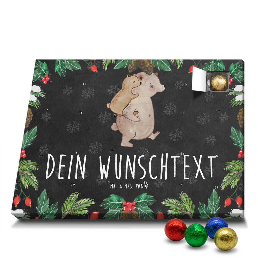 Personalisierter Schoko Adventskalender Papa Bär Personalisierter Adventskalender, Adventskalender mit Namen, Familie, Vatertag, Muttertag, Bruder, Schwester, Mama, Papa, Oma, Opa, Geschenk, Vater, Papi, Vati, Onkel, Geburtstag