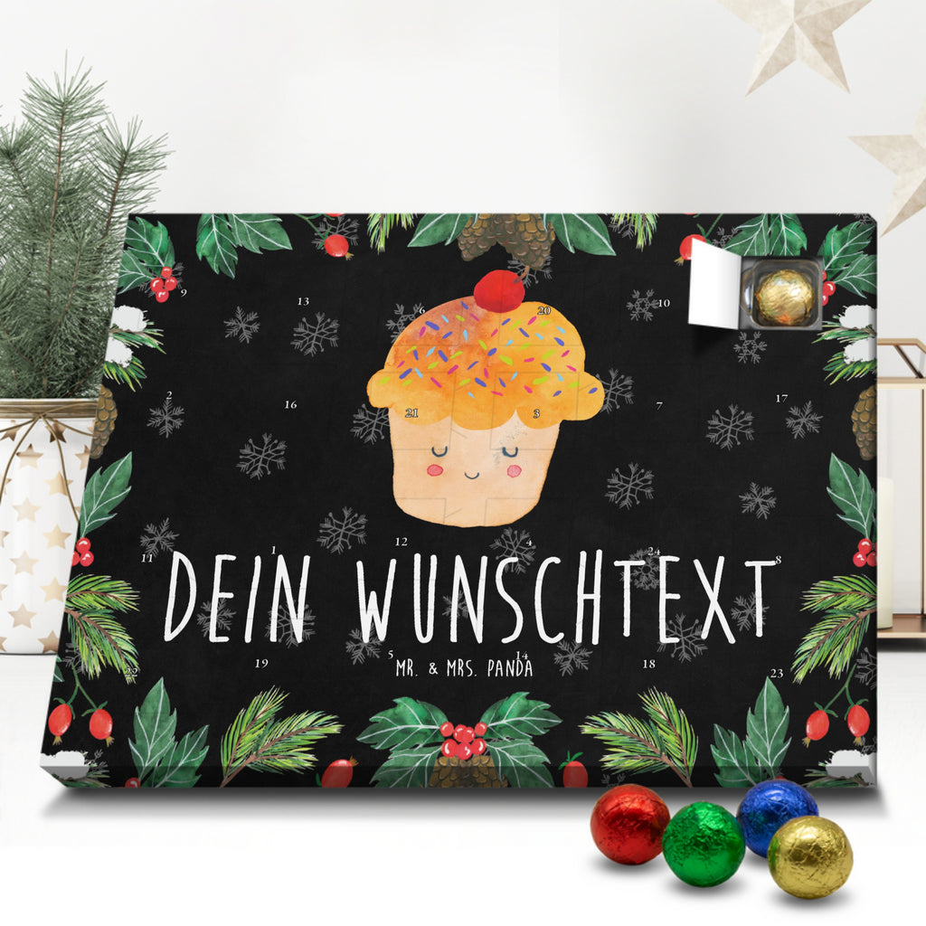 Personalisierter Schoko Adventskalender Cupcake Personalisierter Adventskalender, Adventskalender mit Namen, Tiermotive, Gute Laune, lustige Sprüche, Tiere, Cupcakes, Muffin, Wunder, Küche Deko, Küche Spruch, Backen Geschenk, Geschenk Koch, Motivation Sprüche