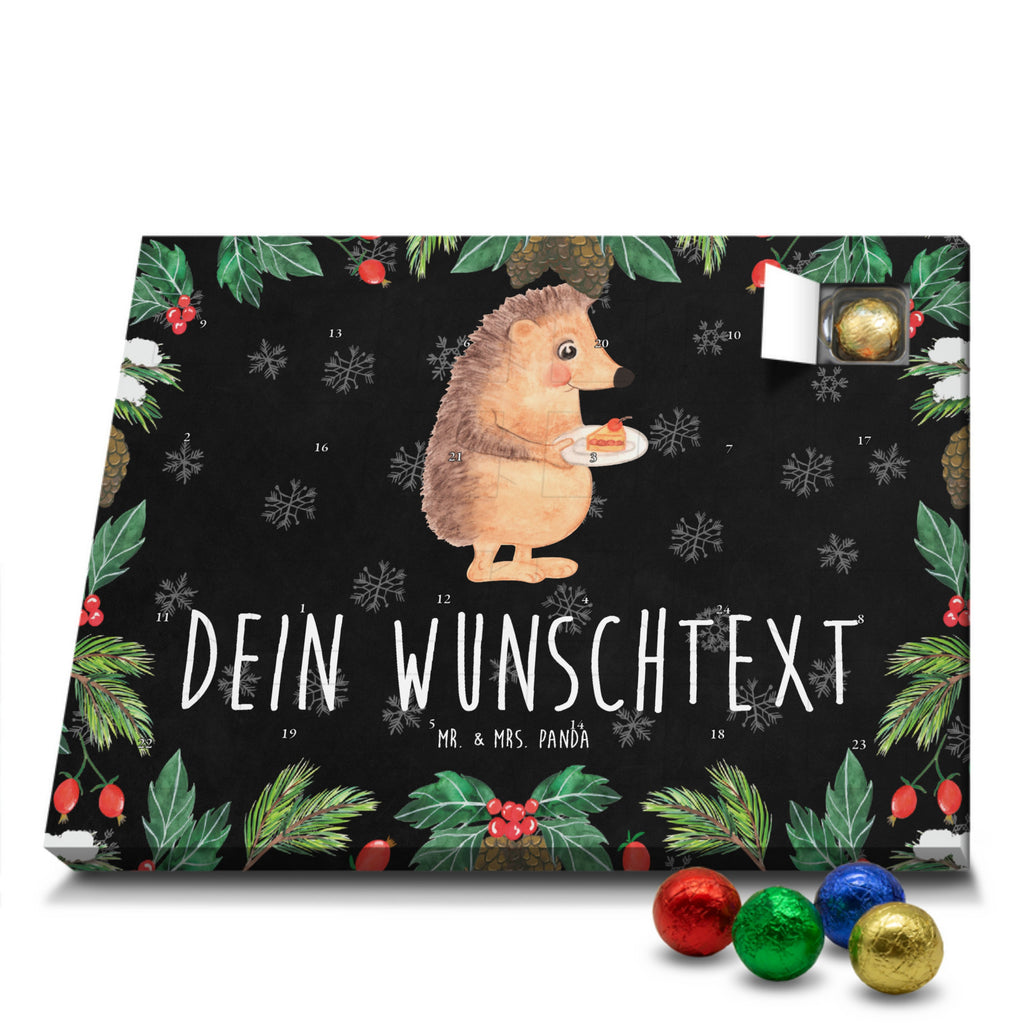 Personalisierter Schoko Adventskalender Igel Kuchenstück Personalisierter Adventskalender, Adventskalender mit Namen, Tiermotive, Gute Laune, lustige Sprüche, Tiere, Igel, Essen Spruch, Kuchen, Backen Geschenk, Kuchen backen, Einladung Party, Geburtstagskuchen, Torte