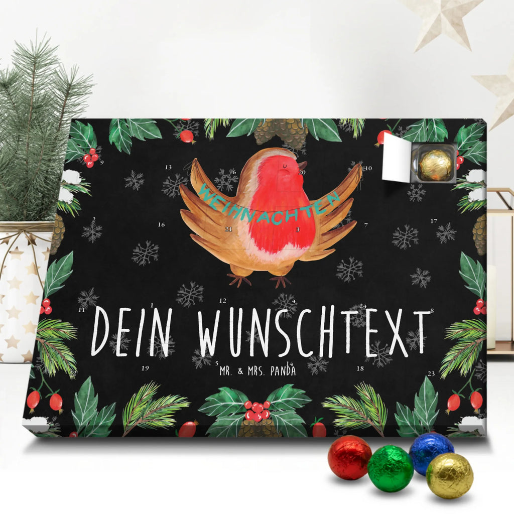 Personalisierter Schoko Adventskalender Rotkehlchen Weihnachten Personalisierter Adventskalender, Adventskalender mit Namen, Winter, Weihnachten, Weihnachtsdeko, Nikolaus, Advent, Heiligabend, Wintermotiv, Frohe Weihnachten, Weihnachtsmotiv, Weihnachtsgruß, Vogel, xmas