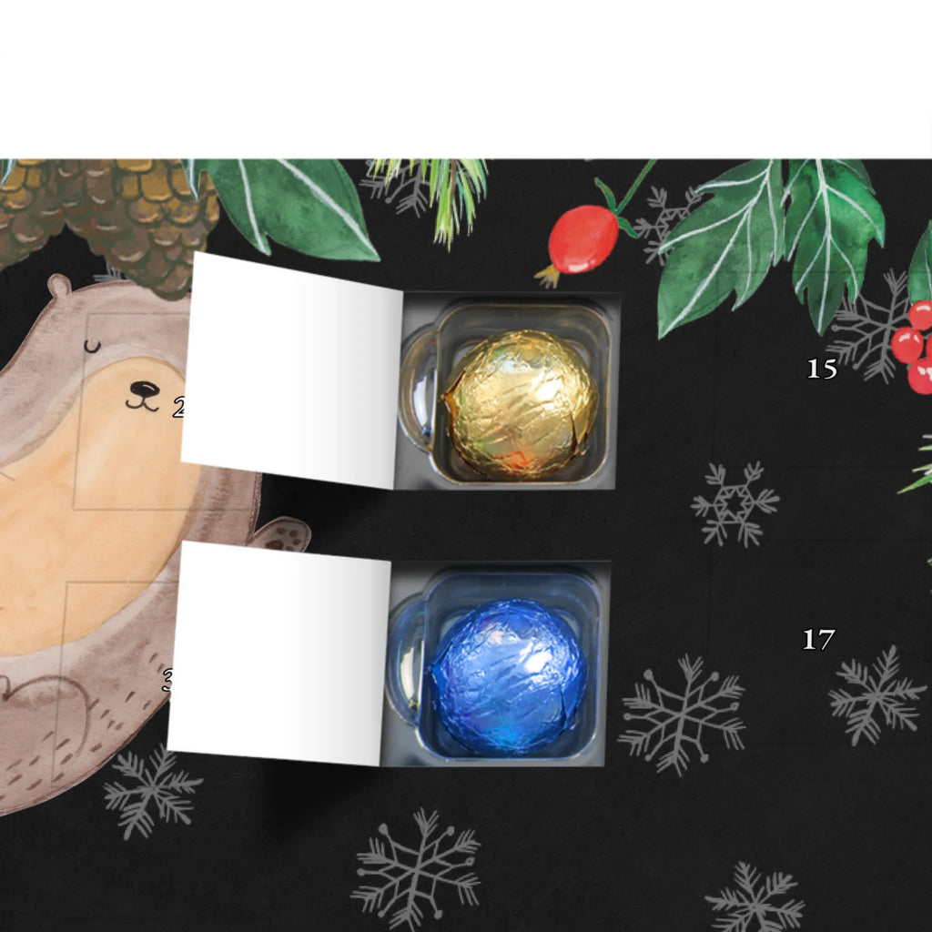 Personalisierter Schoko Adventskalender Otter Umarmen Personalisierter Adventskalender, Adventskalender mit Namen, Otter, Fischotter, Seeotter, Otter Seeotter See Otter